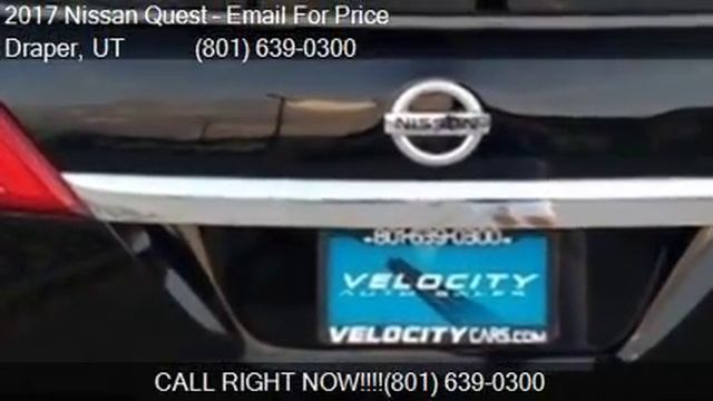 2017 Nissan Quest 3.5 SV for sale in Draper, UT 84020 at Vel смотреть онлайн