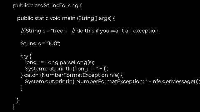 Java :How to convert String to long in Java?(5solution) смотреть онлайн