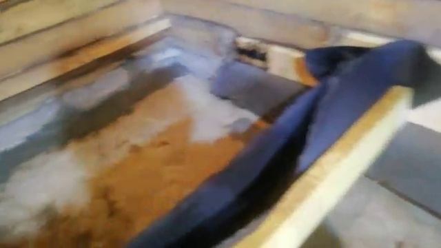 Ремонтирую баню! Соорудил сток.