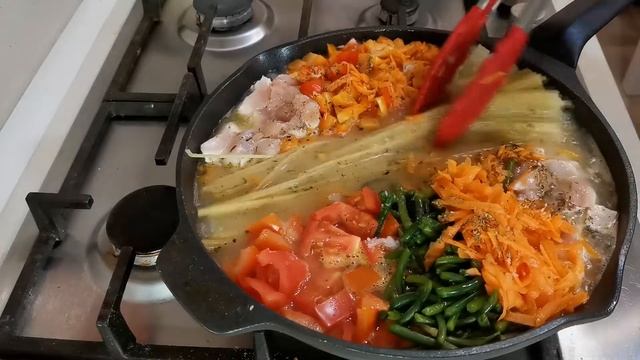 ОЧЕНЬ ВКУСНЫЕ СПАГЕТТИ с курицей и овощами смотреть онлайн