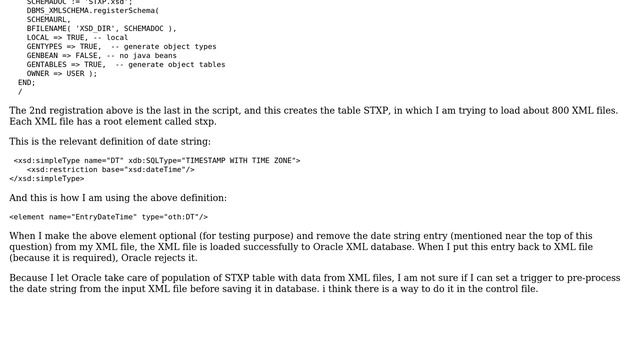 Loading XML documents to Oracle 11g DB with control file (2 Solutions!!) смотреть онлайн