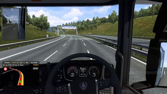 Продолжаем исследовать карту — едем вверх! | Euro Truck Simulator 2 смотреть онлайн