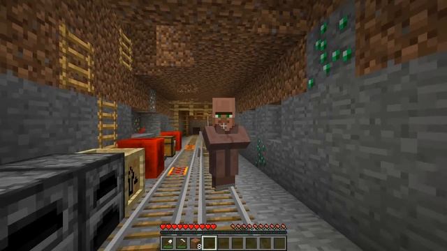 ЭТОТ ЖИТЕЛЬ НАШЁЛ ЗАБРОШЕННУЮ ШАХТУ ПОД ДЕРЕВНЕЙ ЖИТЕЛЕЙ В МАЙНКРАФТ 100% ТРОЛЛИНГ ЛОВУШКА MINECRAF смотреть онлайн