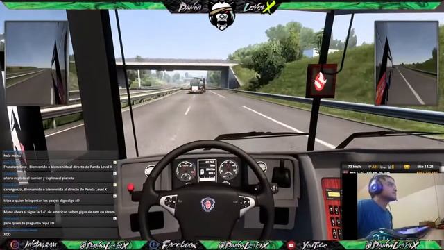 -Live (ETS 2 1.40) Busscar Panoramico DD 2009 Scania - Mapa EAA 6.1 смотреть онлайн