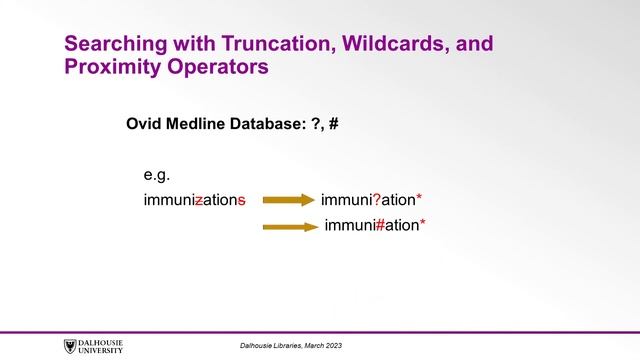 Searching With Truncation, Wildcards, and Proximity Searching смотреть онлайн