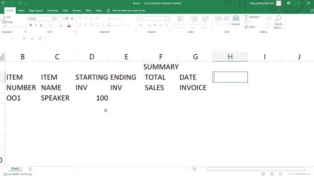 Basic Sales and Inventory using Microsoft Excel for Online seller | Almontero Tutorial смотреть онлайн