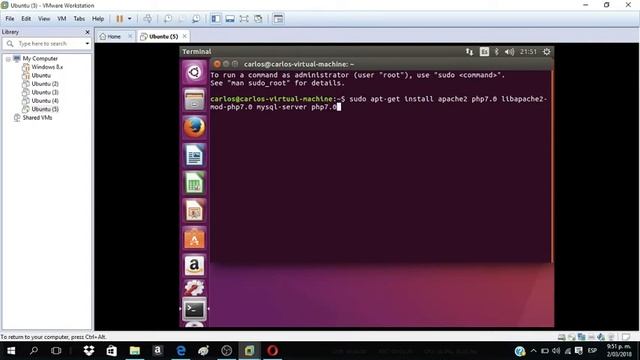 Como instalar php,apache y MySQL en Ubuntu смотреть онлайн