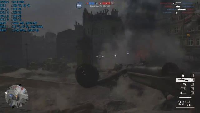 Тест Battlefield 1 на AMD R7 360 | 768p | Windows 10 | Играбельные настройки смотреть онлайн