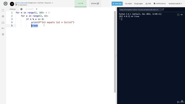 Else keyword conditions with loops in python | Prime number with for loop | list slicing in Python смотреть онлайн