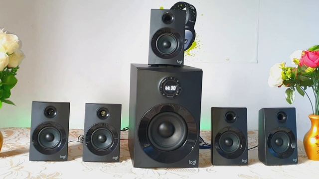 Logitech Z607 5.1 HOME THEATRE DETAIL SOUND/BASS TEST (16000watts) BEST HOME THEATRE UNDER 4000rs смотреть онлайн