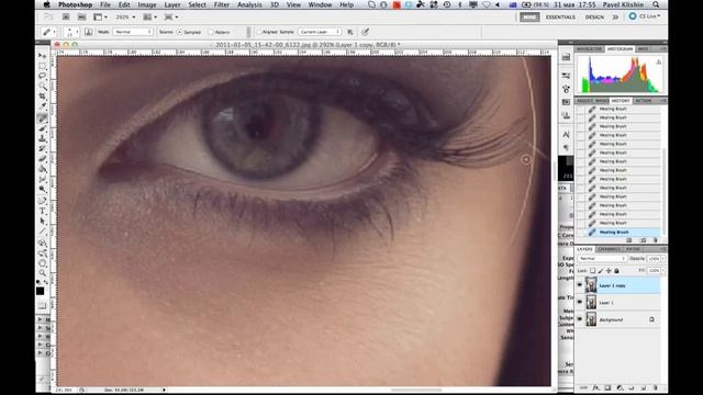 Fotoshop cs5 Натуральная ретушьЧасть 1 смотреть онлайн