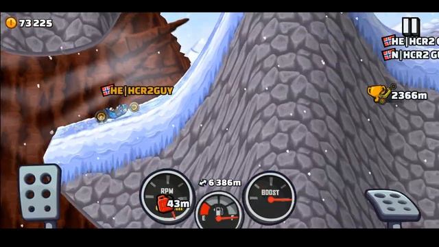 Hill Climb Racing 2 Rotator In Racer Glacier 8815m! смотреть онлайн