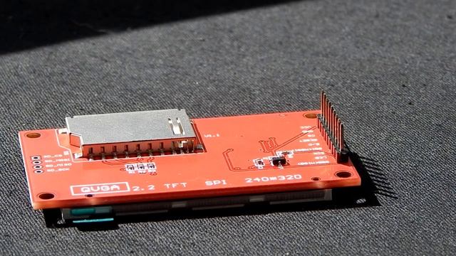 Обзор и подключение TFT LCD 2,2" SPI 240X320 QVGA ILI9341 смотреть онлайн