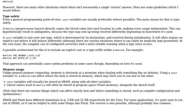 Arduino: Is it better to use #define or const int for constants? (3 Solutions!!) смотреть онлайн