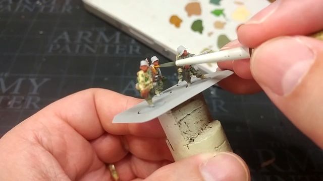 Flames of War Panzergrenadiers - Camo at 15mm Kept Simple! [How I Paint Things] смотреть онлайн