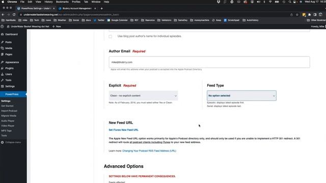 Set Up PowerPress with Blubrry | FREE Wordpress Website for Your Podcast смотреть онлайн