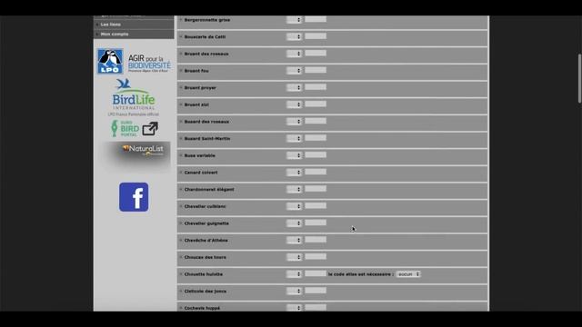 3 faune-paca.org : Saisie par liste смотреть онлайн