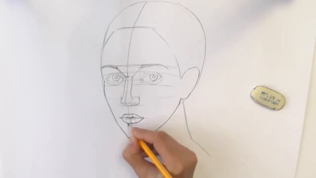 ●How to draw - Как нарисовать лицо человека / #1● смотреть онлайн