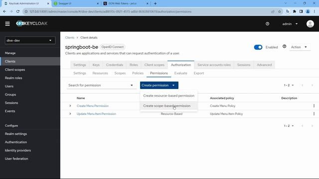 Part 10.5 - Configure Keycloak authentication and authorization using Scope for Spring Boot 3 смотреть онлайн