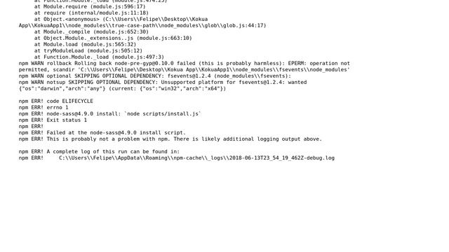npm Error Failed at the node-sass@4.9.0 install script (2 Solutions!!) смотреть онлайн