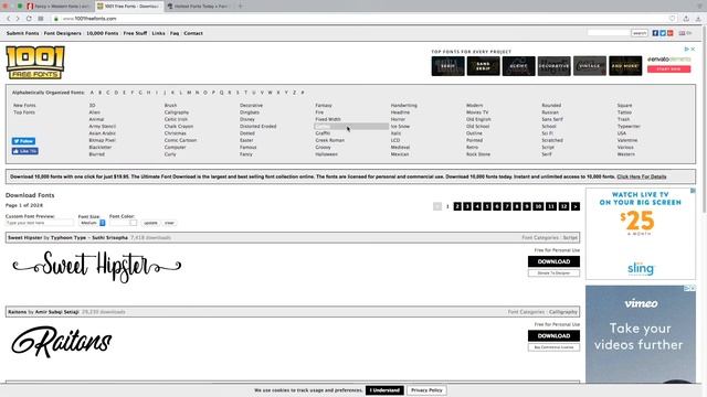 Where To Download FREE Fonts! [3 Free Font Websites] смотреть онлайн