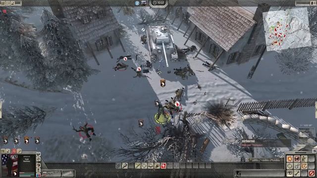US AIRBORNE RANGERS '44 | WW2 Battles | Men of War: Assault Squad 2 [MOD] Gameplay смотреть онлайн