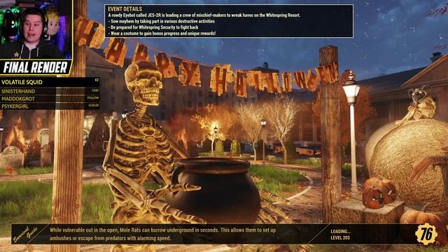 NEW HALLOWEEN EVENT! - MISCHIEF NIGHT - FALLOUT 76 FREE UPDATE! - LIVE смотреть онлайн