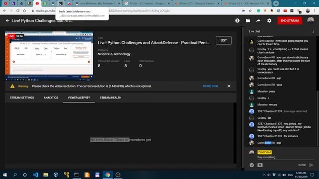 Live! Python Challenges and AttackDefense - Practical Pentesting смотреть онлайн