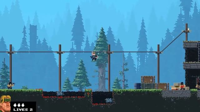 Играем в THE BROFORCE Дополнение смотреть онлайн