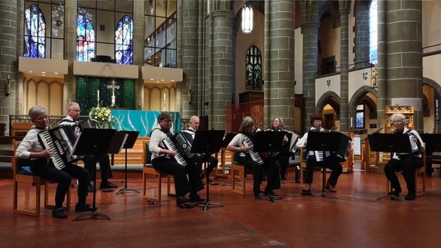 Blue Tango Live at Christ Church Cathedral - Victoria Accordion Club Band смотреть онлайн