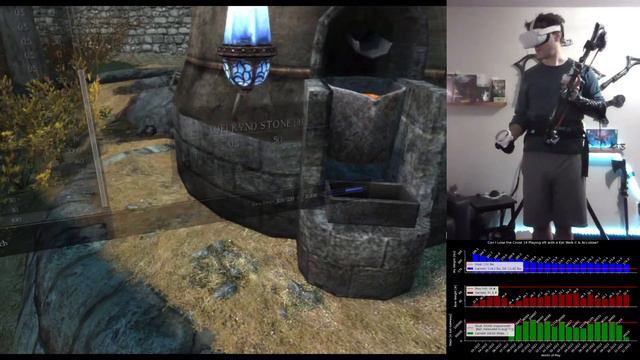 Lakeview Manor to Whiterun Thru Riverwood - Skyrim VR Liveplay w/Treadmill & Bow [Episode 344] смотреть онлайн