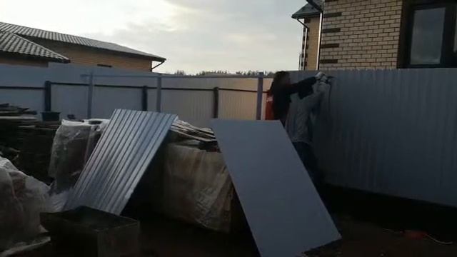 Забор из профнастила Казань