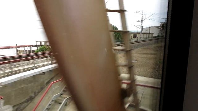 ES1-045 train ride from Hosta to Sochi, Russia смотреть онлайн