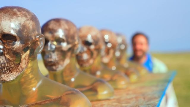 400 MPH Bowling Ball to the Dome with @howridiculous - The Slow Mo Guys смотреть онлайн