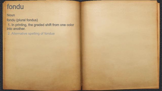 What does fondu mean? смотреть онлайн