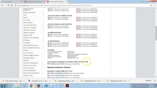 OBIEE in Oracle Linux Environment || Other Required Downloads смотреть онлайн
