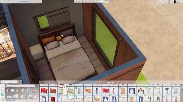 OFF-THE-GRID TINY HOUSE ? | The Sims 4 Speed Build смотреть онлайн