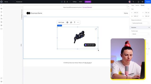 Как сделать 3D на сайте | Создаём сайт без кода с 3D элементом за 5 минут смотреть онлайн