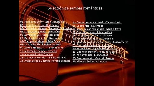 Gran Selección De Folklore (zambas Románticas)