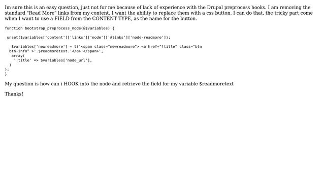 Drupal: How to use a field value in Template.php? смотреть онлайн