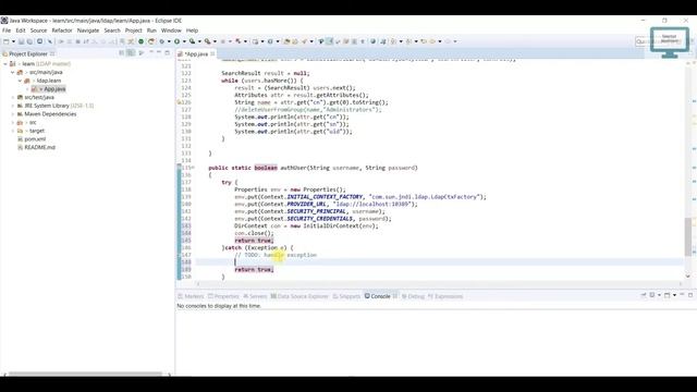 13. LDAP Java : How to authenticate a user in Java смотреть онлайн