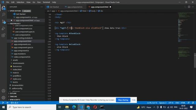 NgIf, Else & Then in Angular | Directives in Hindi смотреть онлайн