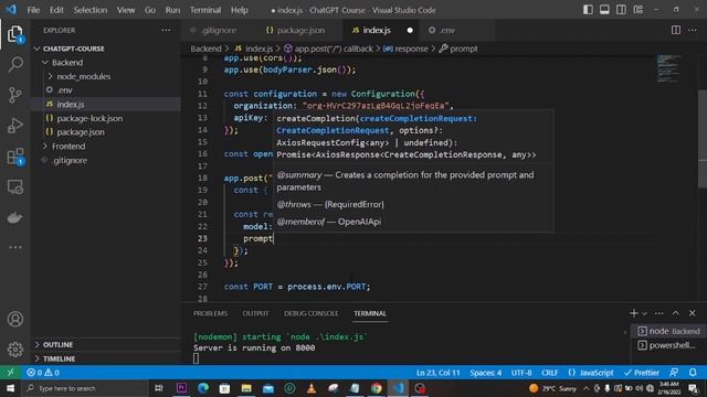 Let's Create ChatGPT Clone - OpenAI intergration Part 2 смотреть онлайн