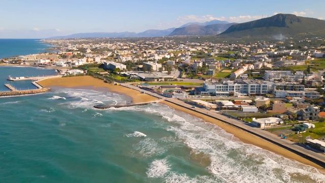 Gouves Beach Crete, Drone, Relaxing Music, Piano смотреть онлайн