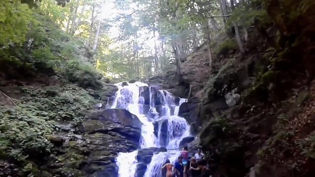 Водопад Шипот Карпаты Waterfall Shipot. Carpathians. Ukraine смотреть онлайн