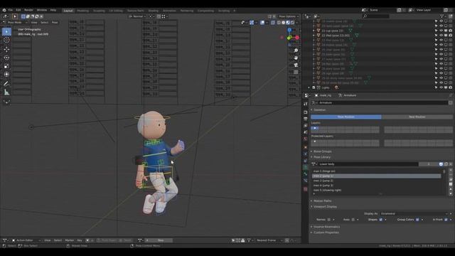 FAQ 9 (Blender): How to change or create your own pose in Blender? смотреть онлайн