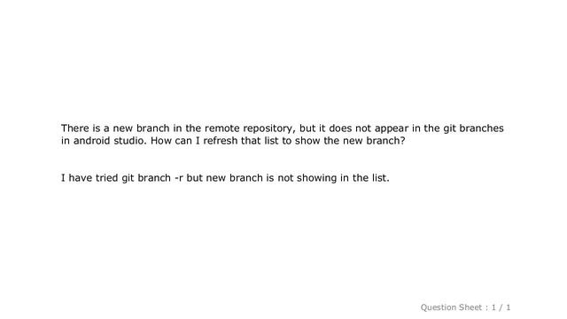 Android : Refresh remote Git branches in Android studio смотреть онлайн