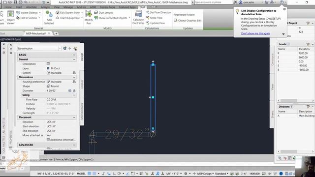 04 AUTOCAD MEP DUCT смотреть онлайн