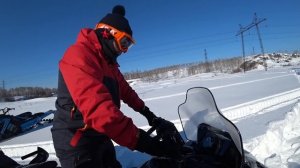 RM Vector 551i В деле снегоход  Русская механика вектор 551, ТАЙГА ВАРЯГ 550 V