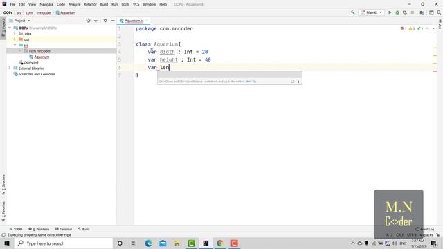 #22 How to create and use a class in kotlin | Kotlin tutorial | Kotlin Bootcamp for programmers смотреть онлайн
